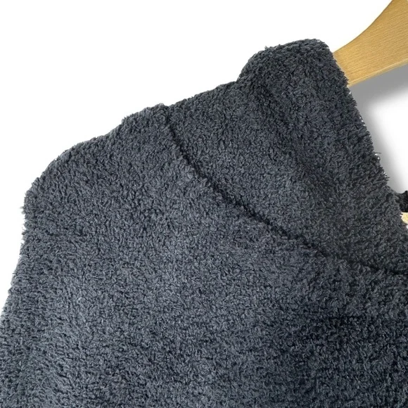 Softies Solid Marshmallow Hoodie Lounge Set, Black, Size XL - Picture 5 of 16